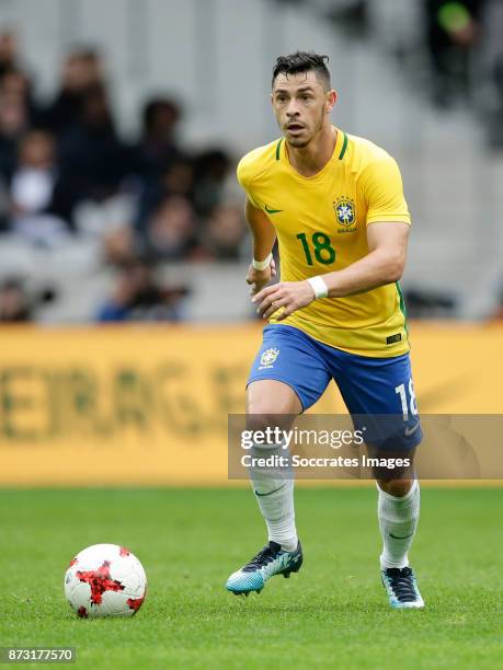 Giuliano of Brazil during the International Friendly match between Japan v Brazil at the Stade Pierre Mauroy on November 10, 2017 in Lille France