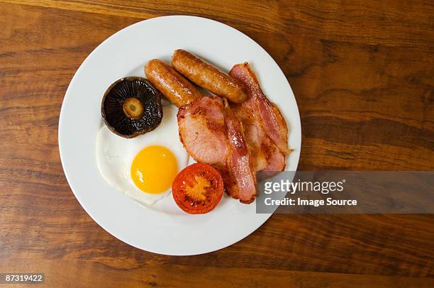 english breakfast - english breakfast stock-fotos und bilder