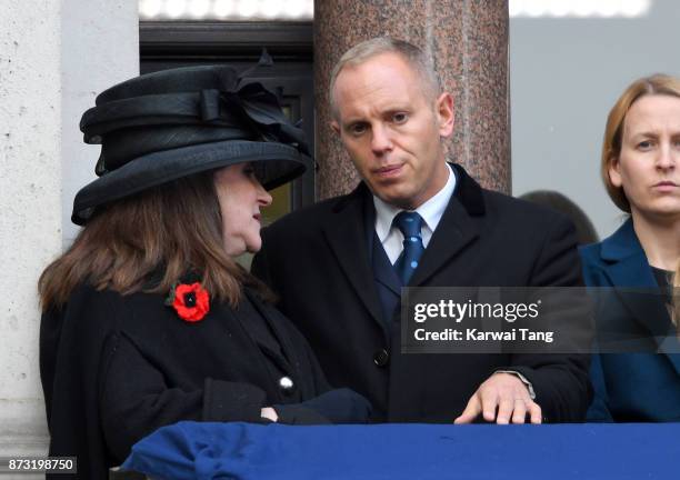 Robert Rinder during the annual Remembrance Sunday Service at The Cenotaph on November 12, 2017 in London, England.