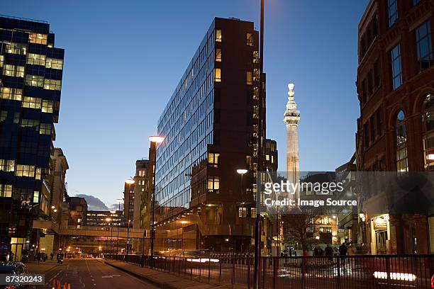 monument london - the monument stock pictures, royalty-free photos & images