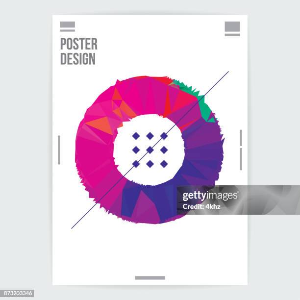 minimal graphic design poster template abstract geometric background - post modern art stock illustrations