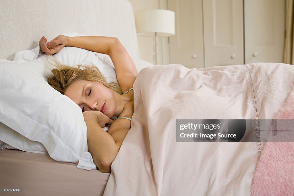 Young woman sleeping