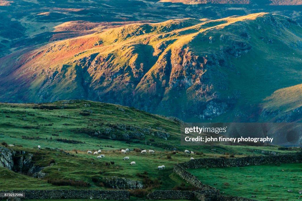 Keswick landscape. Lake District National park. UK.