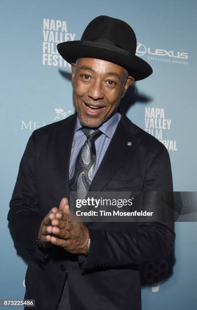 Giancarlo Esposito attends the Festival Gala at CIA at Copia during ithe 7th Annual Napa Valley Film Festival on November 11, 2017 in Napa,...