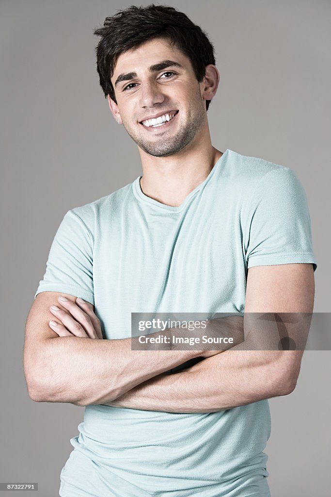 Portrait of a smiling young man