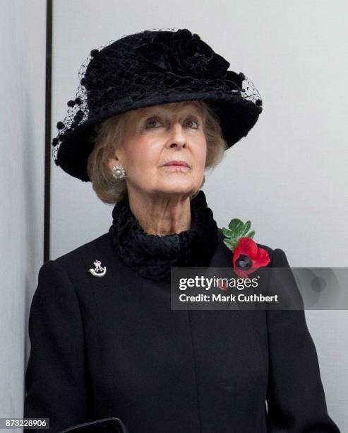 Princess Alexandra during the annual Remembrance Sunday memorial on November 12, 2017 in London, England. The Prince of Wales, senior politicians,...