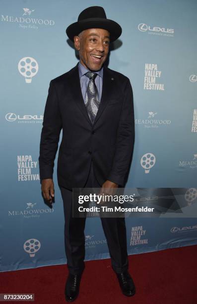 Giancarlo Esposito attends the Festival Gala at CIA at Copia during ithe 7th Annual Napa Valley Film Festival on November 11, 2017 in Napa,...