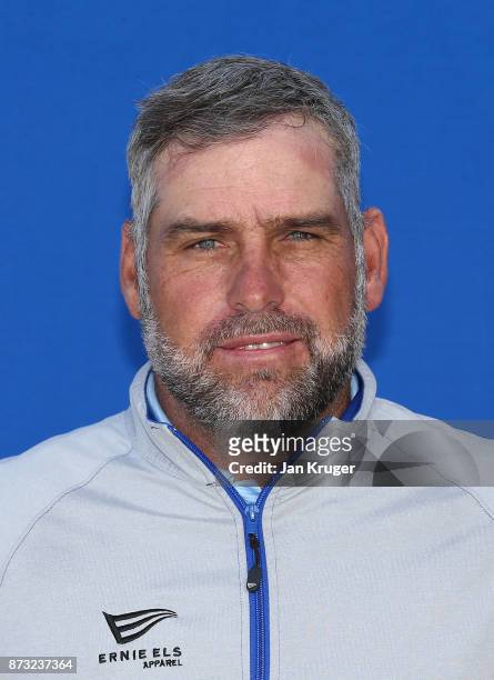 Hennie Otto of South Africa during the second round of the European Tour Qualifying School Final Stage at Lumine Golf Club on November 12, 2017 in...