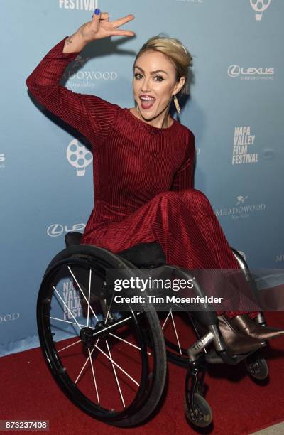Tiphany Adams attends the Festival Gala at CIA at Copia during ithe 7th Annual Napa Valley Film Festival on November 11, 2017 in Napa, California.