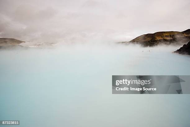 blue lagoon geothermal hot springs - iceland blue lagoon stock pictures, royalty-free photos & images