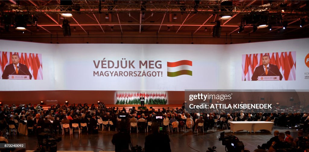 HUNGARY-POLITICS-FIDESZ-CONGRESS-ORBAN
