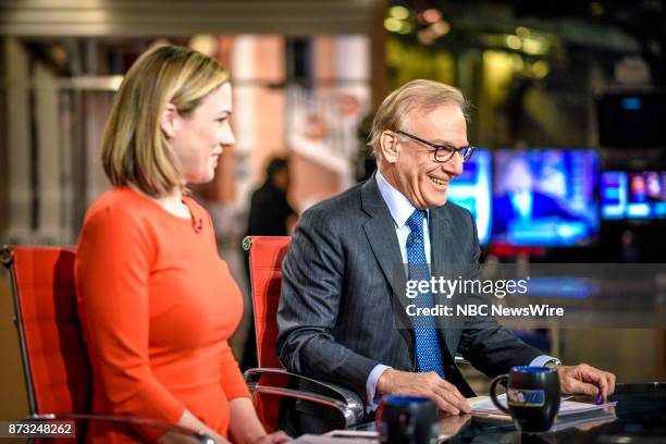 Pictured: Elise Jordan, Political Analyst, MSNBC; Contributor, TIME, and David Ignatius, Columnist, The Washington Post, appear on "Meet the Press"...