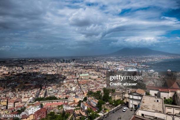 Naples Region 91 Landmarks In The Historic Southern Italian City Of Naples Stock ...