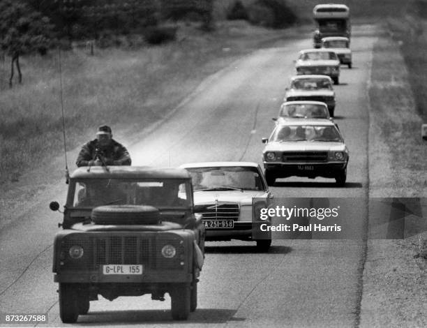 Civilians in their cars would travel in armed convoys to prevent attacks by terrorist. . The history of Rhodesia from 1965 to 1979 covers Rhodesia's...