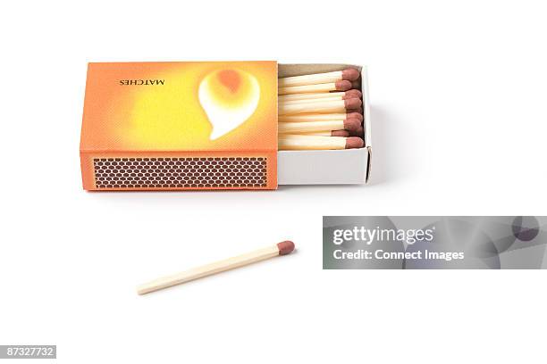 box of matches - streichholzschachtel stock-fotos und bilder