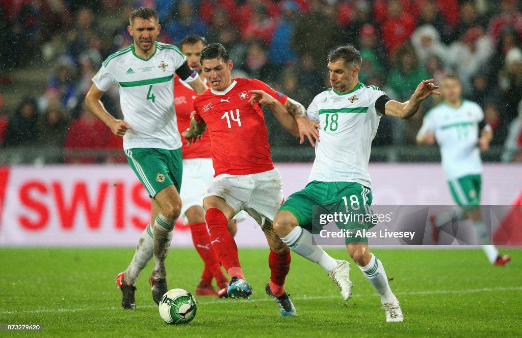 Switzerland v Northern Ireland - FIFA 2018 World Cup Qualifier Play-Off: Second Leg