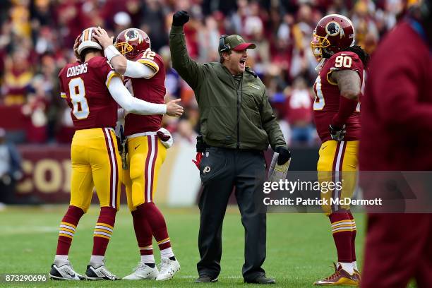 Quarterback Kirk Cousins of the Washington Redskins, Colt McCoy of