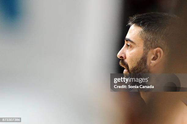 Juan Carlos Navarro, #11 guard of FC Barcelona Lassa during the Liga Endesa game between Real Madrid and FCB Lassa at Wizink Center on November 12,...