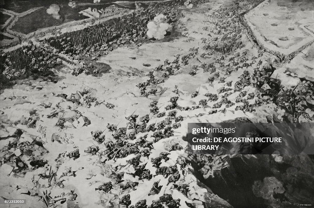 A bird's eye view of clash during Battle of Verdun