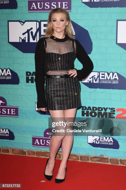 Natalie Dormer attends the MTV EMAs 2017 held at The SSE Arena, Wembley on November 12, 2017 in London, England.