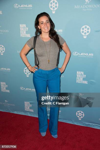 Katie Hilliard attends the Festival Gala at CIA at Copia during ithe 7th Annual Napa Valley Film Festival on November 11, 2017 in Napa, California.