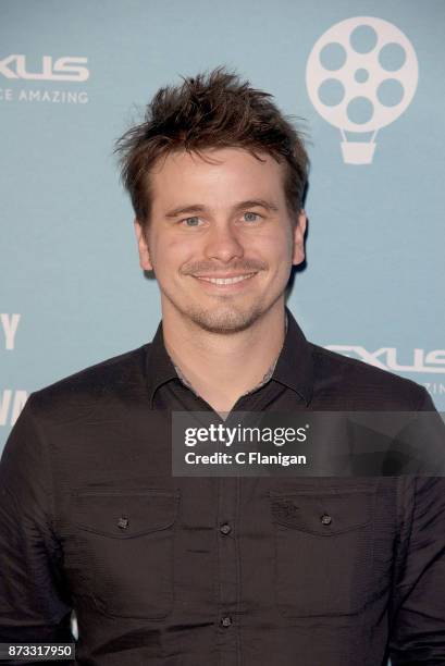Jason Ritter attends the Red Carpet Festival Gala at CIA Copia during the 7th Annual Napa Valley Film Festival on November 11, 2017 in Napa,...