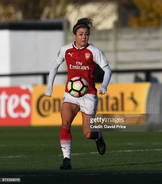 Jemma Rose of Arsenal during the WSL match between Arsenal Women and Sunderland on November 12, 2017 in Borehamwood, United Kingdom.