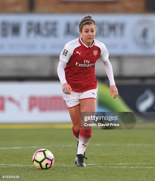 Jemma Rose of Arsenal during the WSL match between Arsenal Women and Sunderland on November 12, 2017 in Borehamwood, United Kingdom.