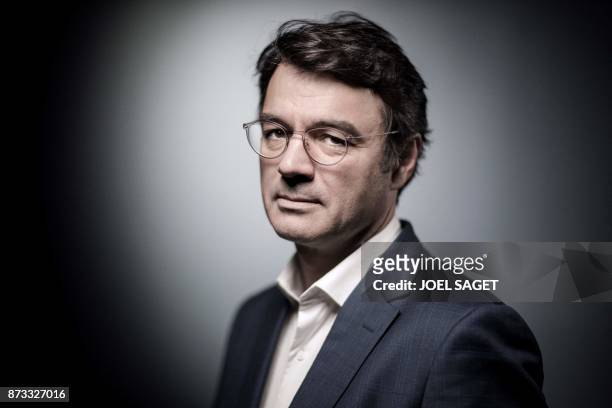 French lawyer and President of LICRA , Mario Stasi poses during a photo session in Paris on November 8, 2017.