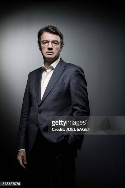 French lawyer and President of LICRA , Mario Stasi poses during a photo session in Paris on November 8, 2017.