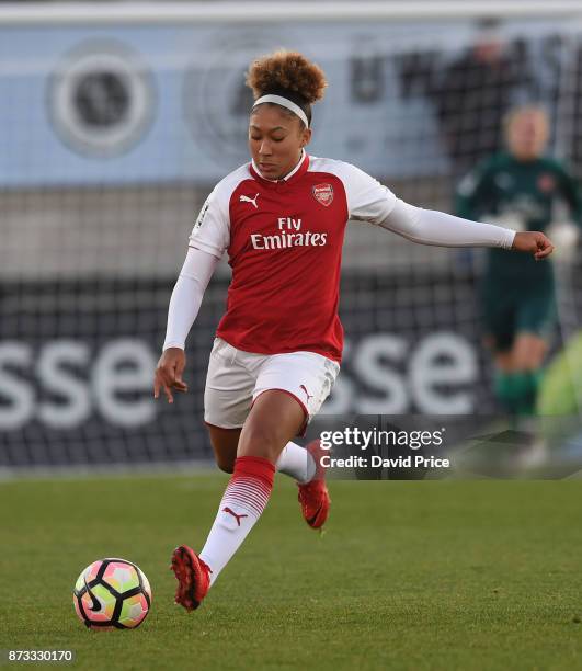 Lauren James of Arsenal during the WSL match between Arsenal Women and Sunderland on November 12, 2017 in Borehamwood, United Kingdom.