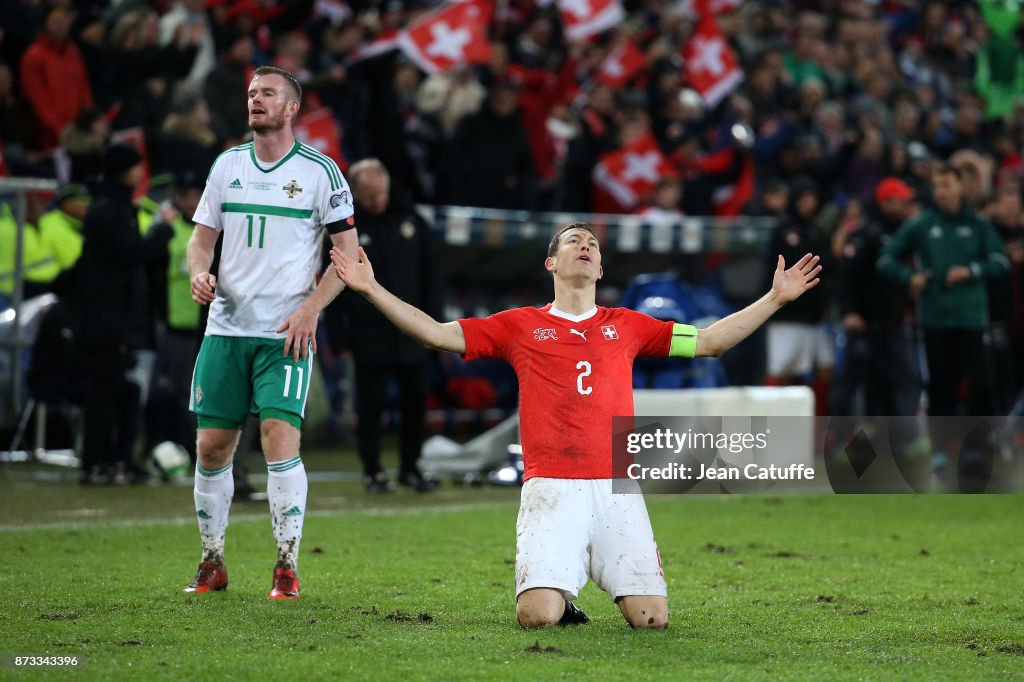 Switzerland v Northern Ireland - FIFA 2018 World Cup Qualifier Play-Off: Second Leg