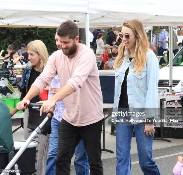 Whitney Port and Tim Rosenman are seen on November 12, 2017 in Los Angeles, CA.