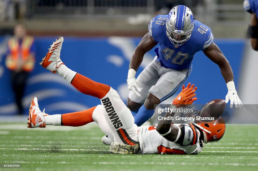 Cleveland Browns v Detroit Lions