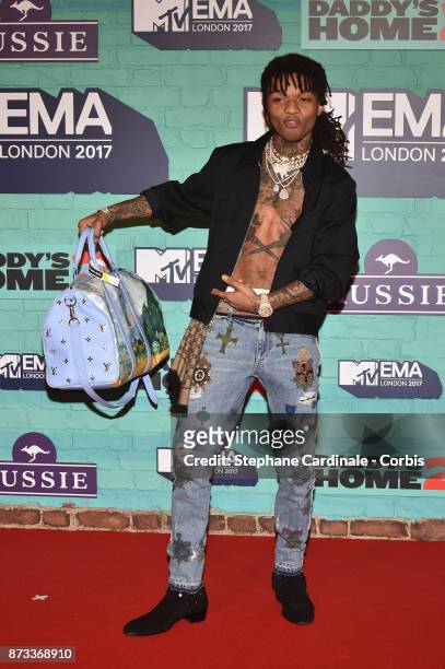 Hip-Hop artist Swae Lee attends the MTV EMAs 2017 at The SSE Arena, Wembley on November 12, 2017 in London, England.