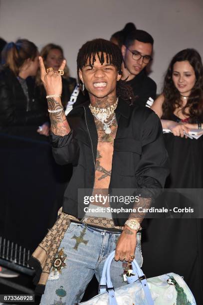 Hip-Hop artist Swae Lee attends the MTV EMAs 2017 at The SSE Arena, Wembley on November 12, 2017 in London, England.