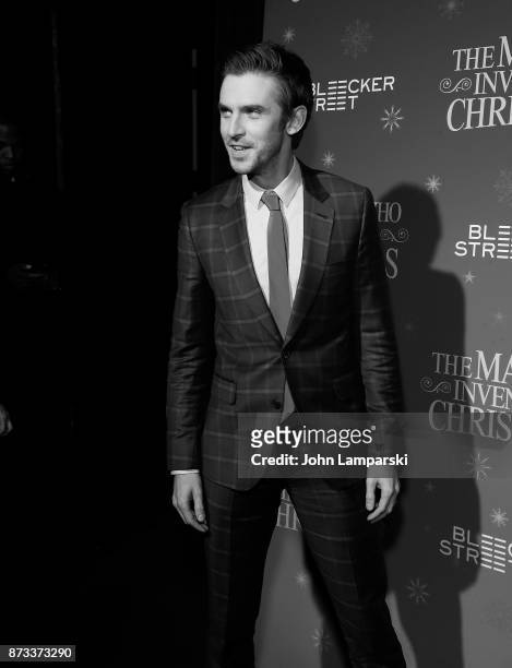 Actor Dan Stevens attends "The Man Who Invented Christmas" New York Screening at Florence Gould Hall on November 12, 2017 in New York City.