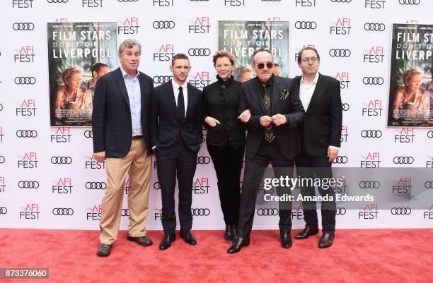 Sony Pictures Classics Co-President Tom Bernard, actor Jamie Bell, actress Annette Bening, musician Elvis Costello and Sony Pictures Classics...