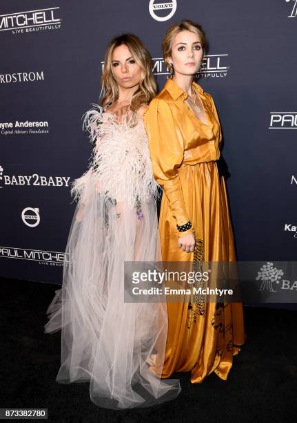 Erica Pelosini and Lucrezia Buccellati attend The 2017 Baby2Baby Gala presented by Paul Mitchell on November 11, 2017 in Los Angeles, California.