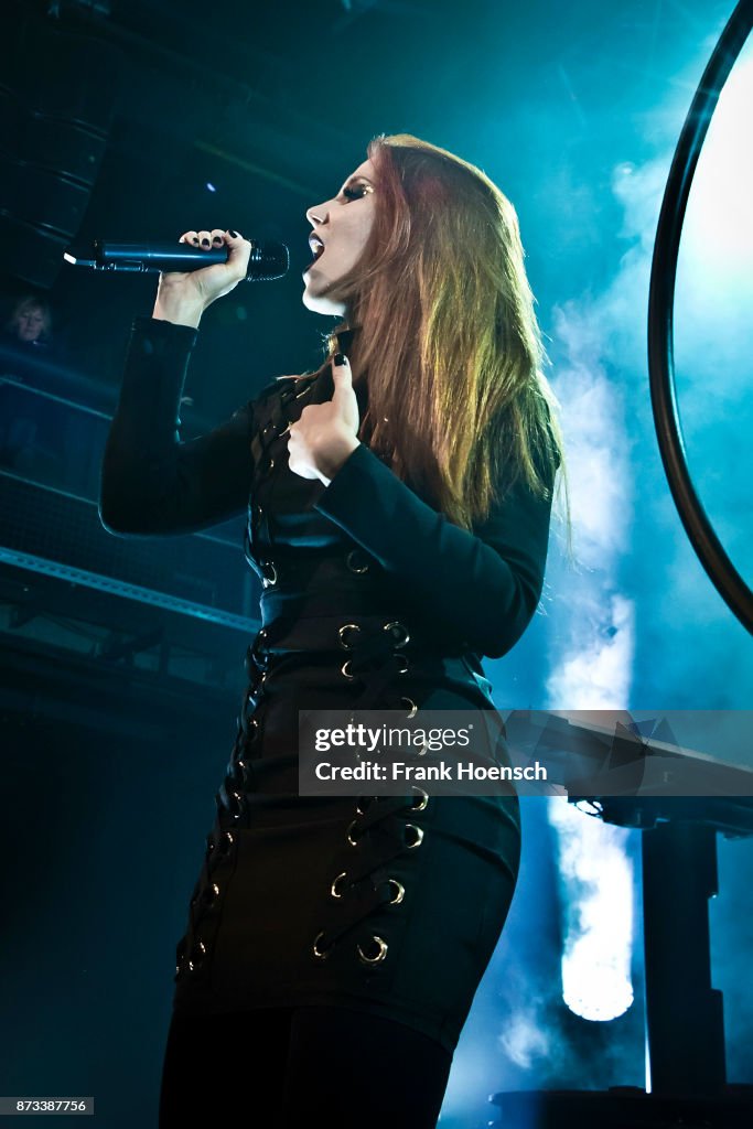 Simona Simons Singer Simone Simons of the Dutch band Epica performs live on stage ...