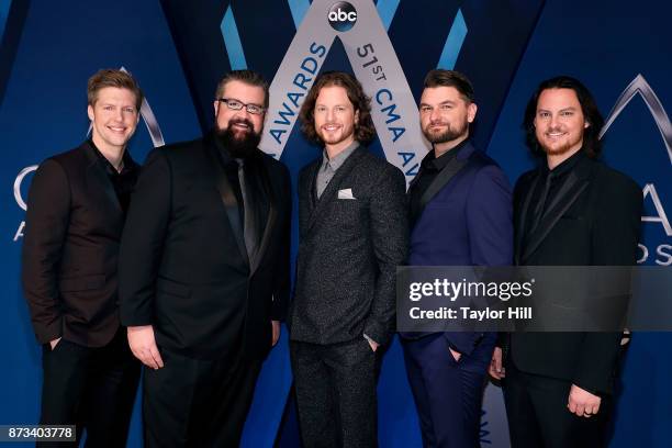 Home Free attends the 51st annual CMA Awards at the Bridgestone Arena on November 8, 2017 in Nashville, Tennessee.