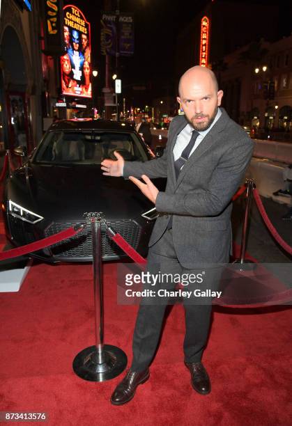 Paul Scheer attends 'The Disaster Artist' Presented by Audi at AFI Festival at The Hollywood Roosevelt Hotel on November 12, 2017 in Los Angeles,...