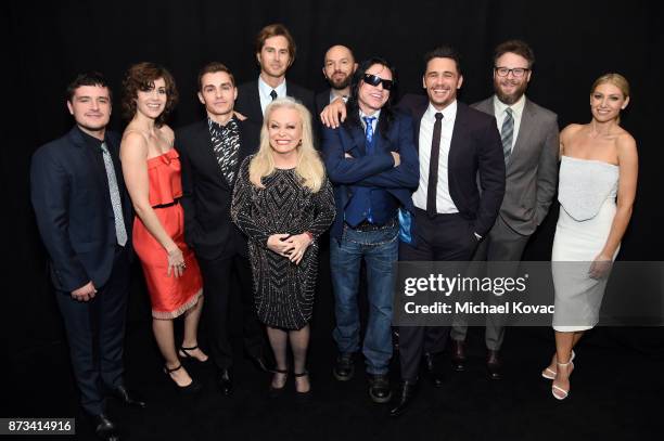 Josh Hutcherson, Alison Brie, Dave Franco, Greg Sestero, Jacki Weaver, Paul Scheer, Tommy Wisseau, James Franco, Seth Rogen, and Ari Graynor attend...