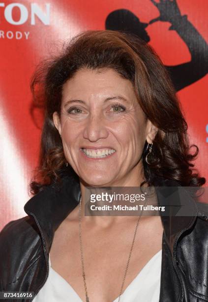 Actress Amy Aquino attends the opening night of "Spamilton" at Kirk Douglas Theatre on November 12, 2017 in Culver City, California.