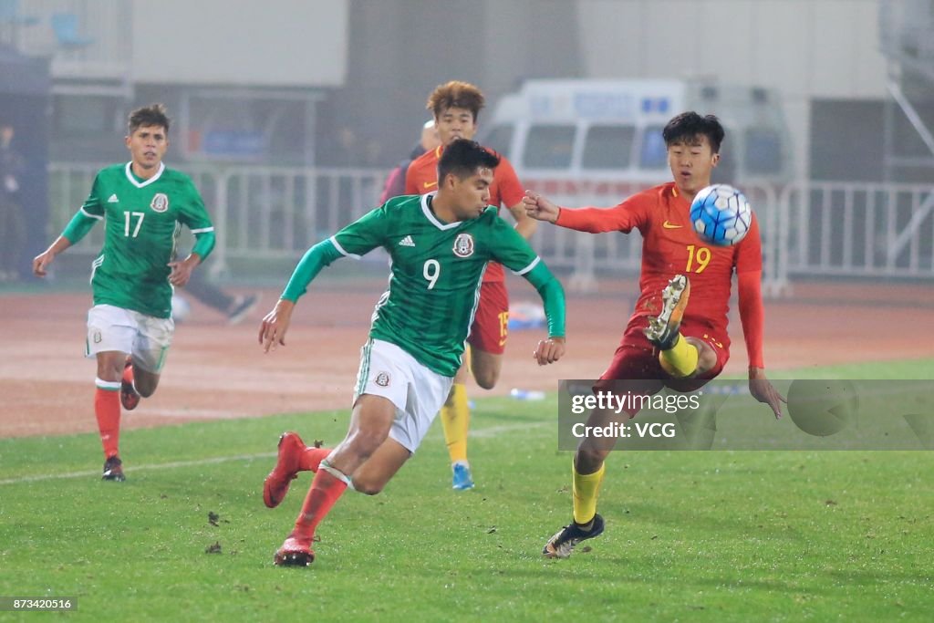U-22 China v U-22 Mexico - Duyun International Youth Football Tournament