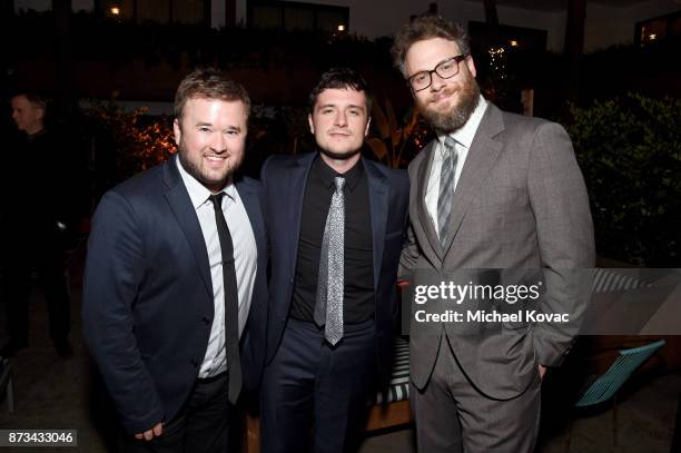 Haley Joel Osment, Josh Hutcherson, and Seth Rogen attend the after party for the screening of "The Disaster Artist" at AFI FEST 2017 Presented By...