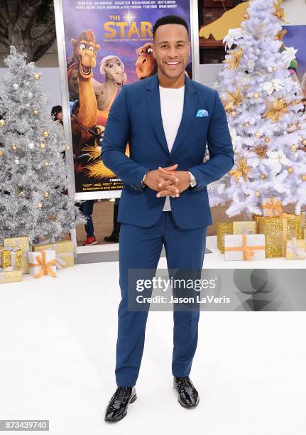 Producer DeVon Franklin attends the premiere of "The Star" at Regency Village Theatre on November 12, 2017 in Westwood, California.