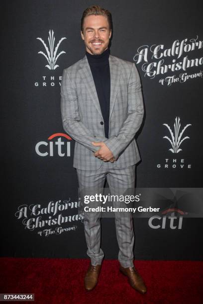 Derek Hough attends the California Christmas at The Grove on November 12, 2017 in Los Angeles, California.