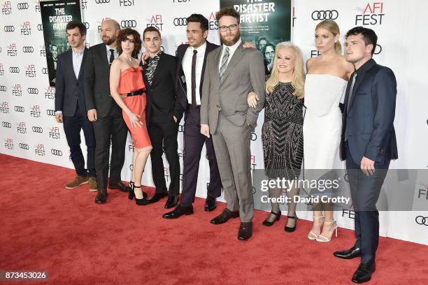 Nathan Fielder, Paul Scheer, Alison Brie, Dave Franco, James Franco, Seth Rogen, Jacki Weaver, Ari Graynor and Josh Hutcherson attend the AFI FEST...