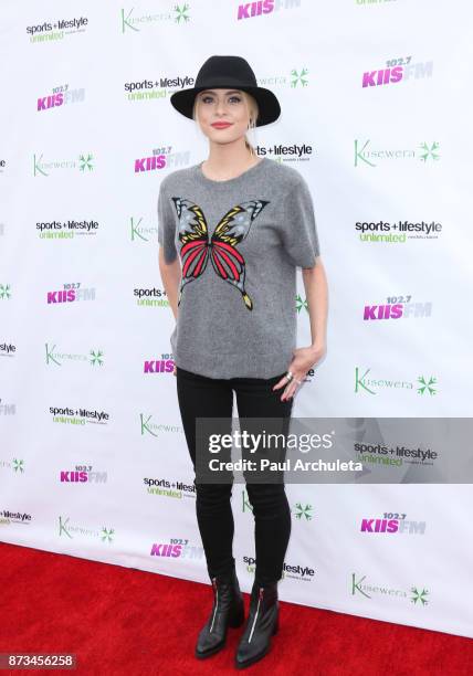 Actress Hayley Erin attends the Kusewera celebrity basketball game at Notre Dame High School on November 12, 2017 in Sherman Oaks, California.